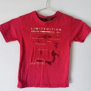 Youth Ferrari Scudera Limited Edition Main Cities T Shirt Milano Size 6.